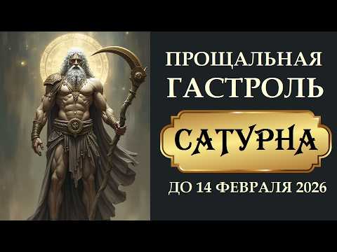 Видео: ЭТОГО УЖЕ НЕ ОТМЕНИТЬ. САТУРН В РЫБАХ  ДО 14.02.2026  ПОДВОДИТ ИТОГИ . ЧТО НАС ЖДЕТ. ЧТО ДЕЛАТЬ