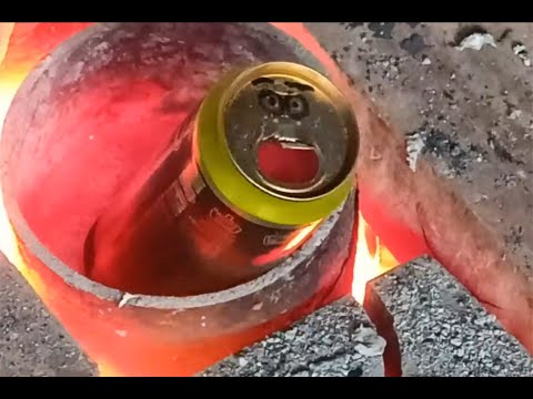 Видео: Расплавил 1000 пивных банок. Просто.