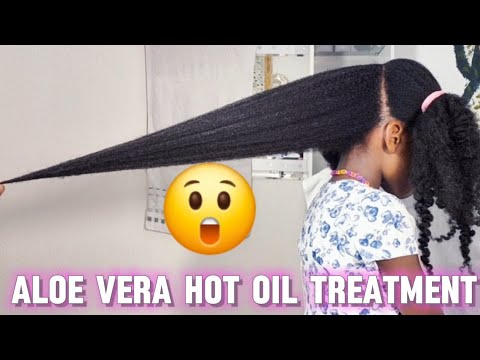 Видео: Лечение горячим маслом Алоэ Вера для быстрого и обильного роста волос.