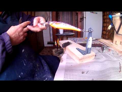 Видео: FHD0050 2Покрытие воблера энвиротексом -1