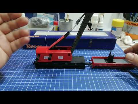Видео: Обзор железнодорожный кран ROCO, НО