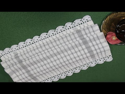 Видео: САМАЯ простая КАЙМА из остатков пряжи, связанная КРЮЧКОМ.