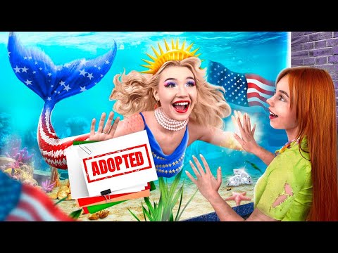 Видео: Меня Удочерила Русалка Президент! Как Стать Русалкой?