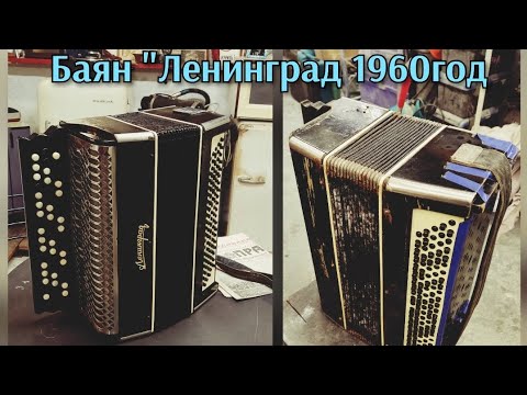 Видео: Встречаем баян "Ленинград" 1960 года который вытащил из помойки на днях