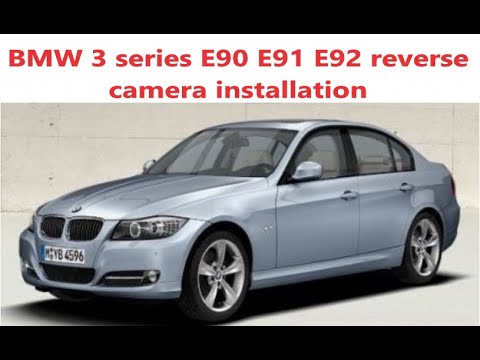 Видео: BMW 3 серии E90 E91 E92 установка камеры заднего вида