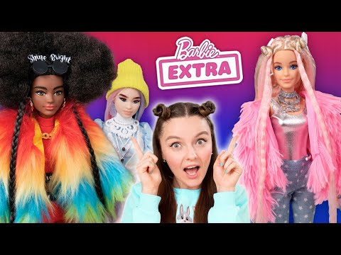 Видео: ЭКСТРА МОДНЫЕ Барби | Обзор новинки Barbie Extra