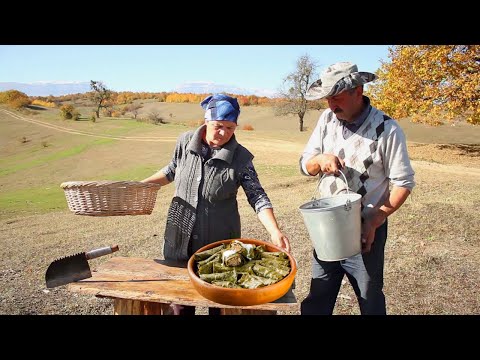 Видео: Азербайджанская кухня-Долма из Листьев Винограда и Компот из Боярышника