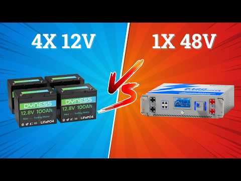 Видео: 4×12 В против 1×48 В: РЕАЛЬНАЯ СТОИМОСТЬ