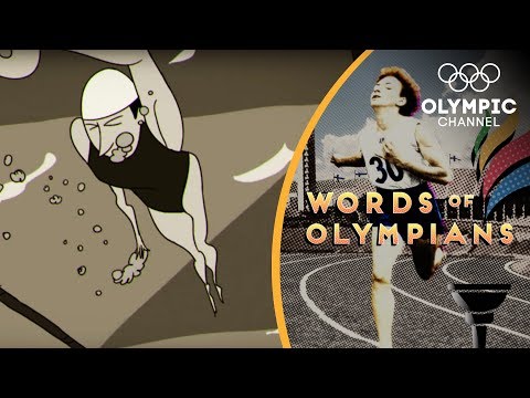 Видео: Как олимпийская чемпионка по плаванию чуть не утонула в Лондоне-1948 | Words of Olympians
