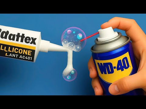 Видео: Отличная идея! Смешайте WD-40, СИЛИКОН и АЦЕТОН — результат вас удивит! | Inventor Hacks