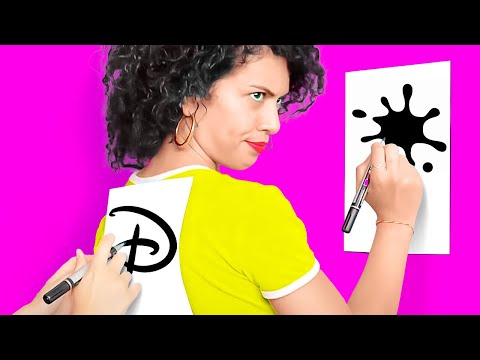 Видео: ХИТРОСТИ И ИДЕИ ДЛЯ РИСОВАНИЯ | Кто рисует лучше? Классные ИДЕИ СДЕЛАЙ САМ от 123 GO! Series