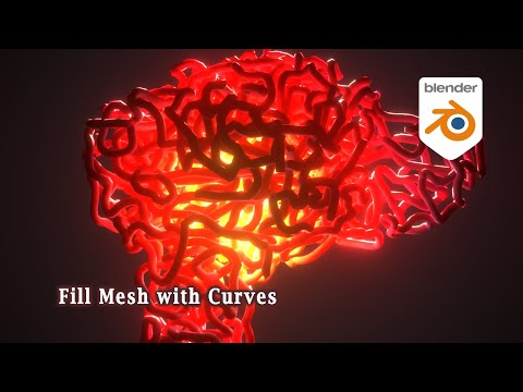 Видео: [Tut] Заполнение сетки кривыми без пересечений с использованием объёмной сетки — Blender 5.0+