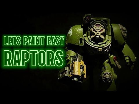 Видео: Давайте покрасим ЛЕГКИХ космических десантников RAPTOR