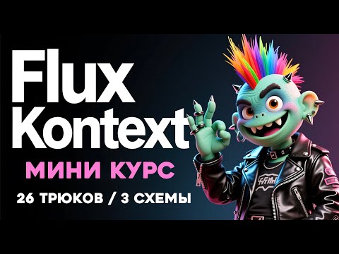 Видео: Flux Kontext - 26 приемов - 3 схемы - мини курс