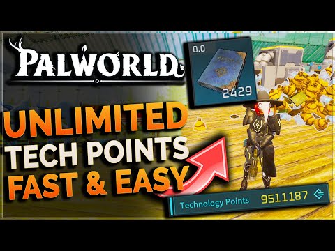 Видео: НЕОГРАНИЧЕННЫЕ ТЕХНОЛОГИЧЕСКИЕ ОЧКИ + ДУШИ PAL - Palworld Technology Points Farm Tides of Terrari...