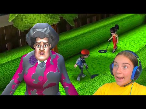 Видео: МИСС ТИ СПРЯТАЛА КЛАД Злая Учительница Scary Teacher 3D