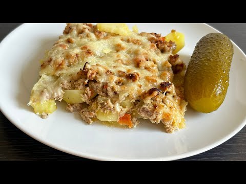 Видео: Запеканка с фаршем и сыром — пальчики оближешь!