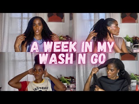 Видео: Целая неделя в моём рутине Wash N Go | Ежедневный натуральный уход за волосами