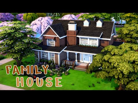 Видео: Большой династийный дом Симс 4🌳🐤Large family house The Sims 4| Строительство| NO CC