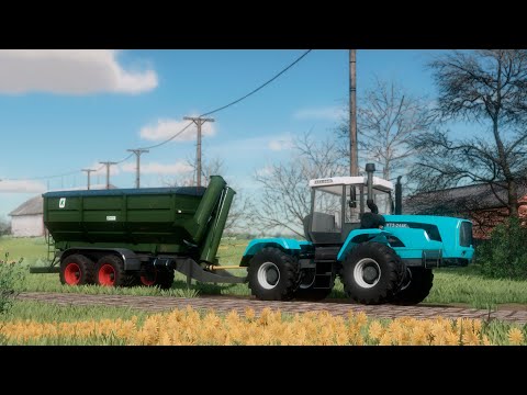 Видео: FS22 / Карта Кошмак / Уборка Рапса, ХТЗ-244К, John Deere S790i #05