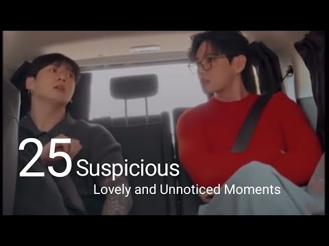 Видео: Taekook - 25 подозрительных, милых и незамеченных моментов из жизни Taekook в машине