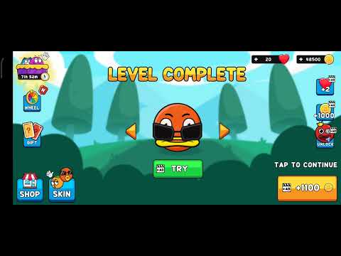 Видео: Игра Red Ball 6.Красный шарик против босса медведя. (6 часть)