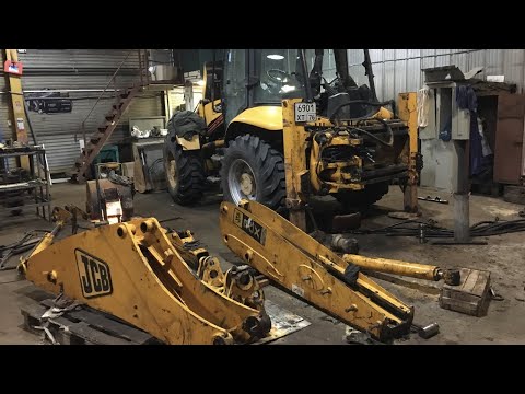 Видео: 🚜РЕМОНТ ЗАДНЕЙ КАРЕТКИ и СТРЕЛЫ э/погрузчика JCB 4СХ-СНИМАЕМ,ПЕРЕБИРАЕМ,ПЕРЕВТУЛИВАЕМ заднюю стрелу