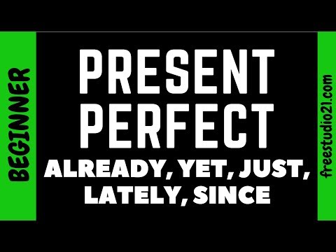 Видео: Present Perfect - характерные слова