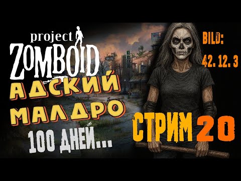 Видео: Project Zomboid | Спустя год | Выживание без лута | 42.12 | с. 20