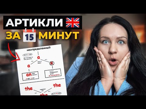 Видео: Как БЫСТРО выучить АРТИКЛИ в английском? Простой способ