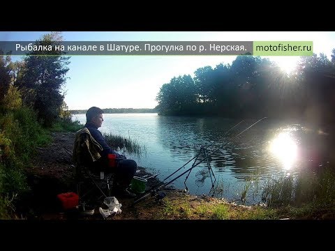 Видео: Рыбалка в Шатуре на канале. Прогулка у речки Нерская.