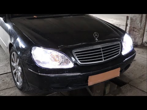 Видео: Mercedes S500 W220 - Ремонти, течове и проблеми ?!
