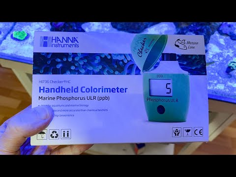 Видео: Тест на фосфор hanna 736, сравнение с салиферт. Самодельный коралловый снег.