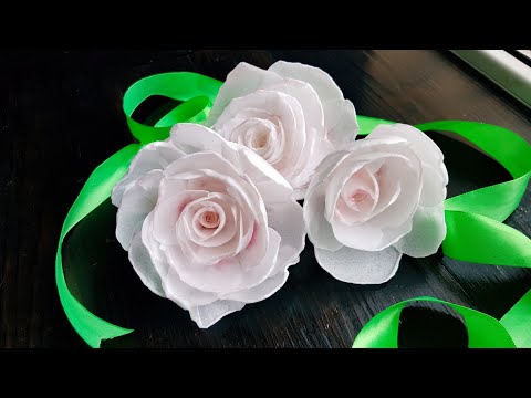 Видео: ЦВЕТЫ из ВАФЕЛЬНОЙ БУМАГИ🌸 Waferpaper flower