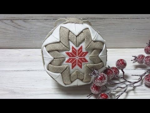 Видео: Новогодний шар в технике "артишок". Мастер-класс