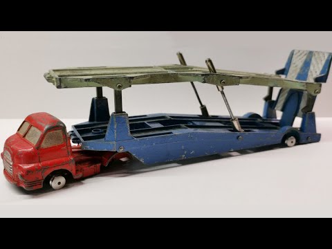 Видео: Реставрация корги автовоза Bedford Carrimore №1101. Литая модель игрушки.