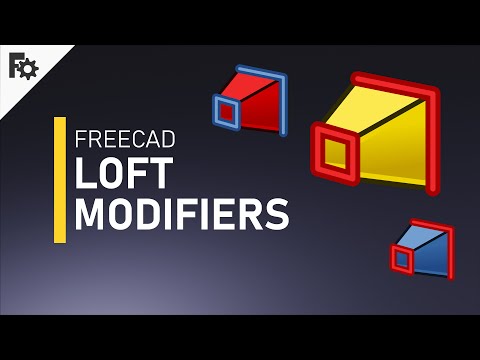 Видео: Учебное пособие по 3D-моделированию в FreeCAD — Модификаторы Loft!