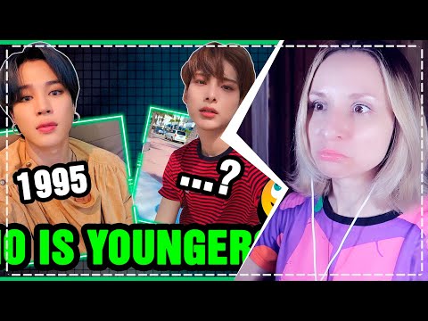 Видео: ИГРА КТО МЛАДШЕ из ПАРНЕЙ АЙДОЛОВ РЕАКЦИЯ/REACTIONS | KPOP ARI RANG