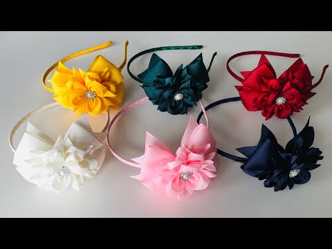 Видео: МК Бантики из ленты 4 см 🎀🎀. DIY Bows 🎀🎀