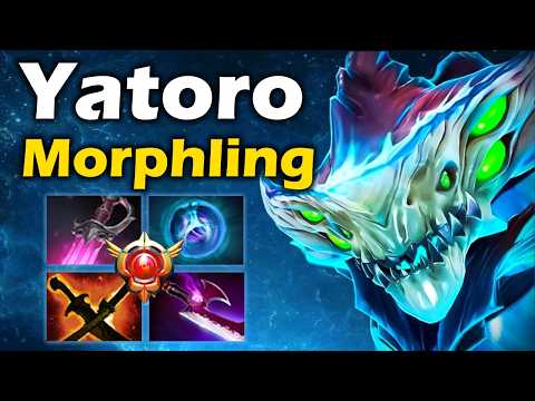 Видео: Яторо на Сигнатурном Морфлинге Абузит Паблик - Yatoro Morphling 7.36 ДОТА 2
