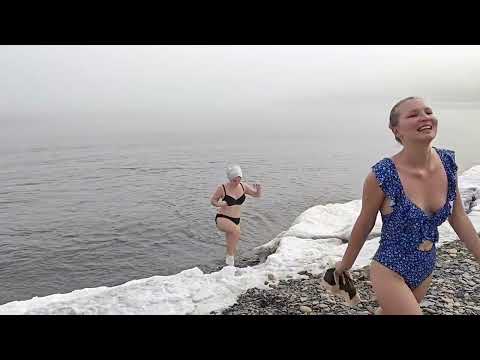 Видео: о. Русский. Крещение 19 января 2025 г.