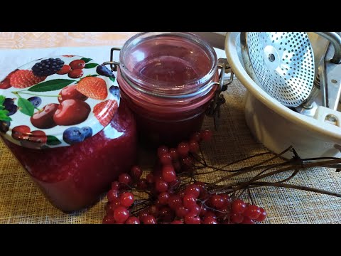 Видео: Калина с медом и классный гаджет для ее протирания