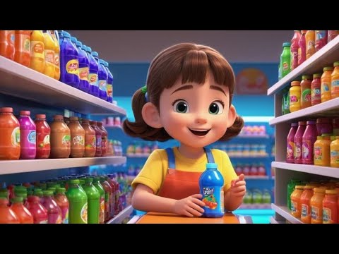 Видео: Приключение с тележкой для покупок | Французский детский сад | Детская песня | Детские песни | Му...