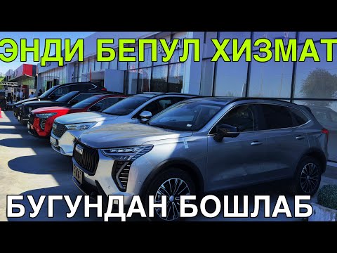 Видео: ЭНДИ БЕПУЛ ХИЗМАТИ БИЛАН! HAVAL МАШИНАСИ СОТУВДА! HAVAL БУХОРО НАРХЛАРИ!5 НОЯБРЬ  2025 