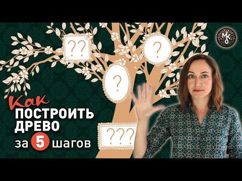 Видео: КАК построить генеалогическое ДРЕВО? 5 простых ШАГОВ! Программы, Источники, Схемы
