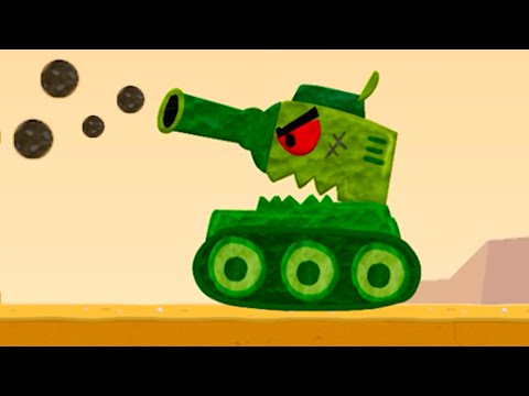 Видео: Танк Босс в Labo tank #5 Кид создал новый космический танк на андроиде на Машинки Кида