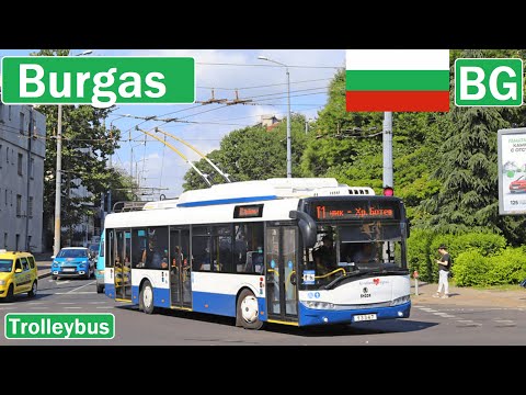 Видео: 🇧🇬 BURGAS TROLLEYBUS/ Тролейбус в Бургас 2020【4K】
