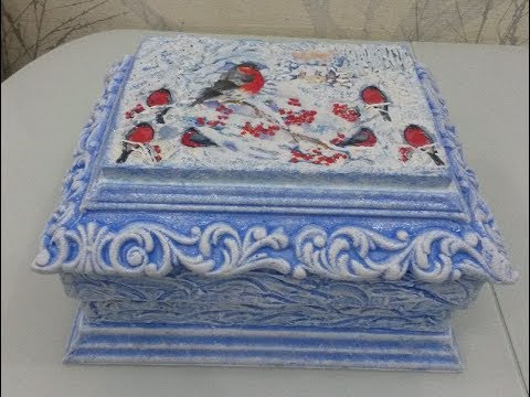 Видео: НОВОГОДНИЙ ДЕКУПАЖ