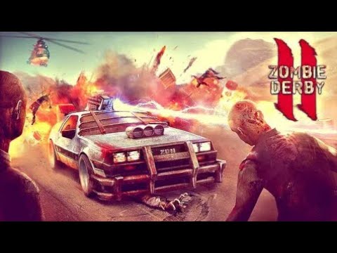 Видео: Zombi derby(зомби гонки)-прошли 1 этап