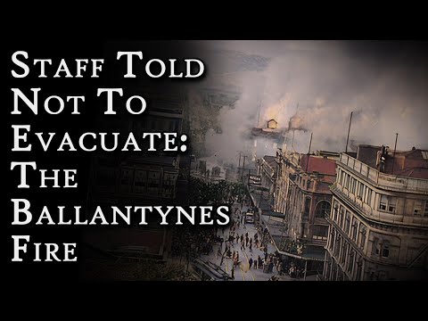 Видео: Самый страшный пожар в Новой Зеландии: универмаг Ballantynes | Захватывающий ужас